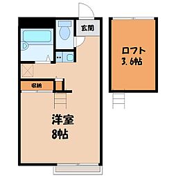 JR東北本線 小山駅 バス13分 喜沢分岐点北下車 徒歩5分 1階/-
