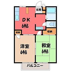 JR両毛線 栃木駅 3.6km 1階/-