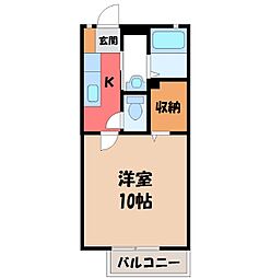 JR東北本線 小山駅 徒歩10分 1階/-