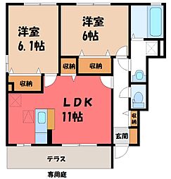 JR東北本線 小山駅 3.2km