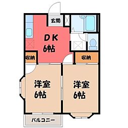 JR水戸線 結城駅 徒歩17分 2階/-