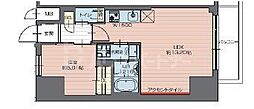 プレジオ西新井 1LDKの間取図画像