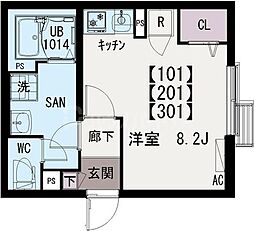 間取図画像 ワンルーム