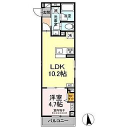 間取図画像 1LDK