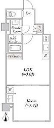 LUMIEC KITASENJU 1LDKの間取図画像