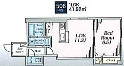 Clavius ZEH 1LDKの間取図画像