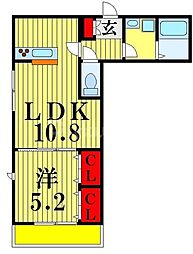 間取図画像 1LDK