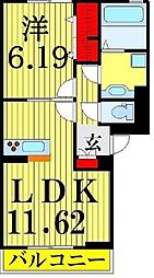 間取図画像 1LDK