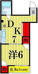 間取図画像 1DK