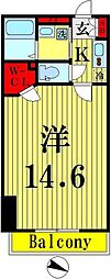 RoyalKJ 1Kの間取図画像