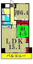 エスペランス・ヤマダ 2LDKの間取図画像