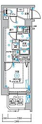 DIPS西新井 1Kの間取図画像