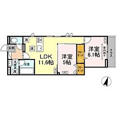 物件の間取り