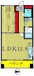 ザ・グランド・アルビオン 1LDKの間取図画像
