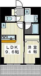 DELPHI 1LDKの間取図画像