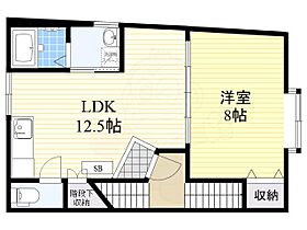 サンハイツ  ｜ 奈良県奈良市法華寺町（賃貸マンション1LDK・2階・42.20㎡） その2