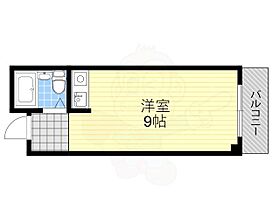 ブレスト北之庄3 406 ｜ 奈良県奈良市北之庄西町１丁目（賃貸マンション1R・4階・17.15㎡） その2