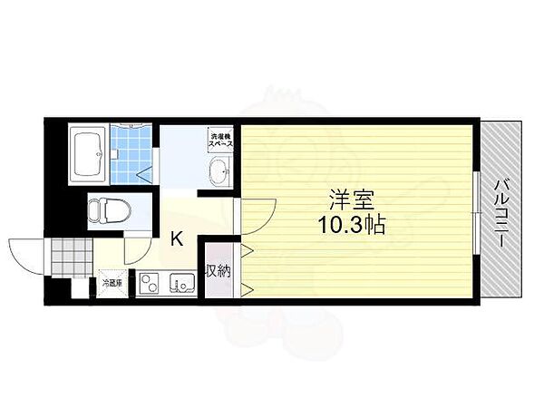 アンプルールリヒト ｜京都府相楽郡精華町光台４丁目(賃貸マンション1K・1階・29.81㎡)の写真 その2