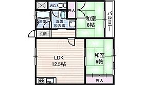 メゾンドウル新大宮  ｜ 奈良県奈良市法蓮町（賃貸マンション2LDK・2階・55.00㎡） その2