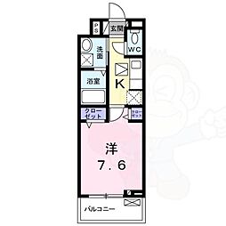 間取図画像 1K