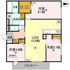 物件の間取り