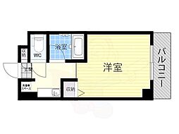 CARK ワンルームの間取図画像