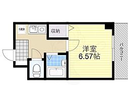 メゾンケイティーエス 1Kの間取図画像
