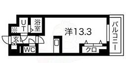 T・Kビル西大寺NORTH・SOUTH ワンルームの間取図画像