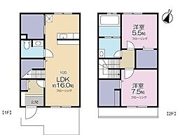 パークサイドミキ 2SLDKの間取図画像