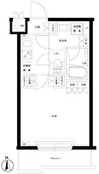 ルーブル川崎宮前平 1Kの間取図画像