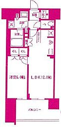 BLESS宮崎台 1LDKの間取図画像