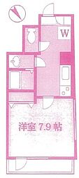 アース向ヶ丘 1Kの間取図画像