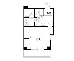 ラ・グラシューズ 1Kの間取図画像