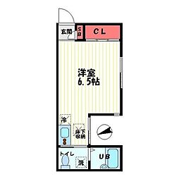 SOLID溝の口 ワンルームの間取図画像