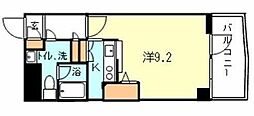 リビエール宮崎台 ワンルームの間取図画像