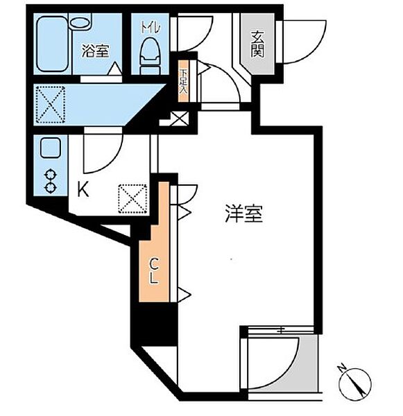 フォレシティ六本木 801｜東京都港区六本木２丁目(賃貸マンション1K・8階・30.54㎡)の写真 その2