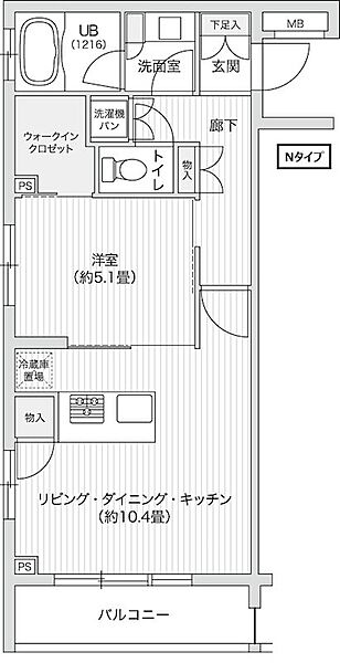 レジディア笹塚II 220｜東京都渋谷区笹塚２丁目(賃貸マンション1LDK・2階・41.31㎡)の写真 その2