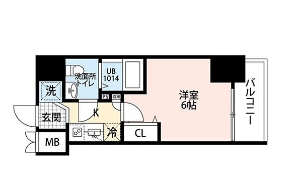 プレール・ドゥーク北品川 1201｜東京都品川区北品川２丁目(賃貸マンション1K・12階・20.43㎡)の写真 その2