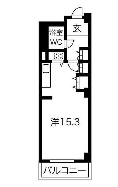 アクティ目黒駅前1号棟 406｜東京都品川区上大崎２丁目(賃貸マンション1K・4階・40.28㎡)の写真 その2