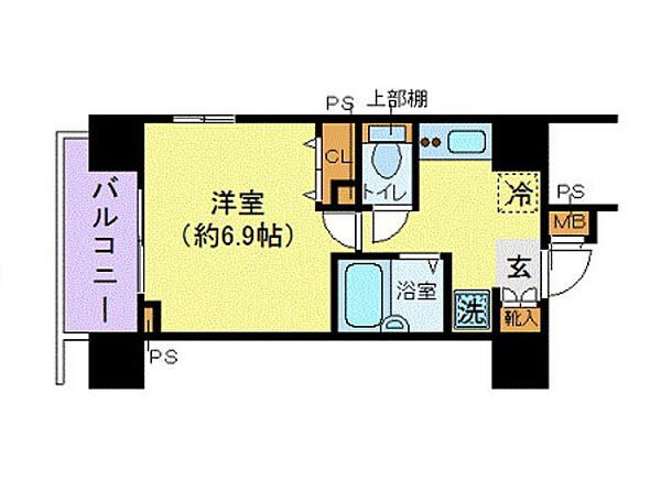 トーシンフェニックス南麻布 301｜東京都港区南麻布２丁目(賃貸マンション1K・3階・22.60㎡)の写真 その2