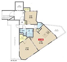 アズ大井町レジデンス 601 ｜ 東京都品川区二葉１丁目4-2（賃貸マンション2LDK・5階・55.82㎡） その2