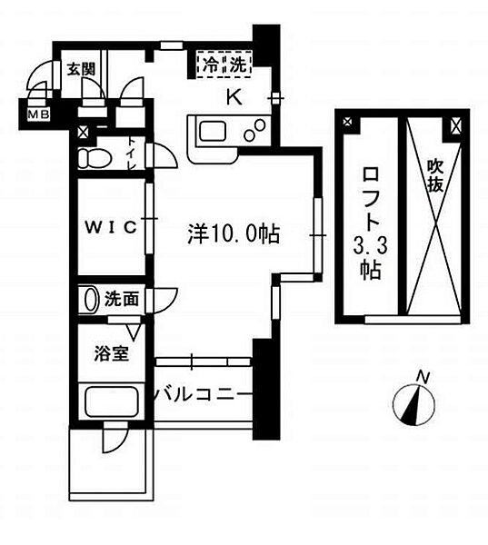 レジディア代々木II 505｜東京都渋谷区代々木３丁目(賃貸マンション1R・5階・30.47㎡)の写真 その2