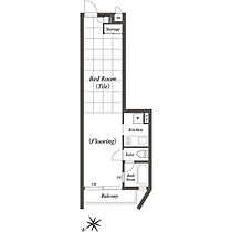 コートモデリア六本木 402 ｜ 東京都港区赤坂６丁目19-45（賃貸マンション1DK・3階・37.34㎡） その2