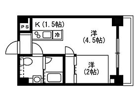 レジディア麻布十番II 703 ｜ 東京都港区南麻布１丁目3-9（賃貸マンション1R・7階・25.27㎡） その2