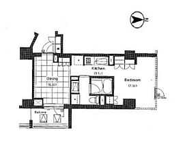 アパートメンツ元麻布内田坂 403 ｜ 東京都港区元麻布３丁目8-6（賃貸マンション1R・4階・37.02㎡） その2