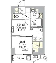 ブリックレジデンス南青山（BRICK RESIDENCE南青 1101 ｜ 東京都港区南青山７丁目10-9（賃貸マンション1DK・11階・30.36㎡） その2