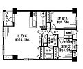 レジディア六本木檜町公園4階43.5万円