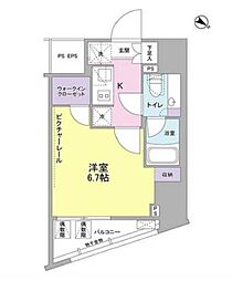 間取図画像 1K