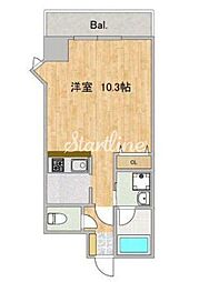 Fierte高波 1Kの間取図画像