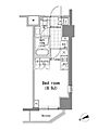 パークハビオ新橋9階16.4万円